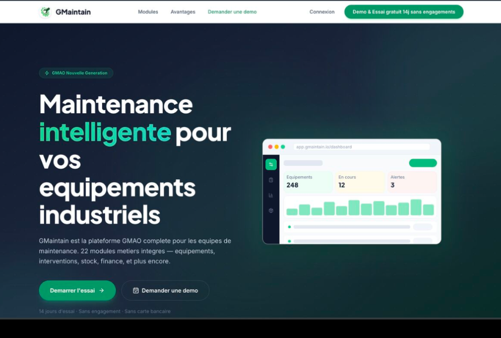Un logiciel GMAO ALL-IN-ONE
